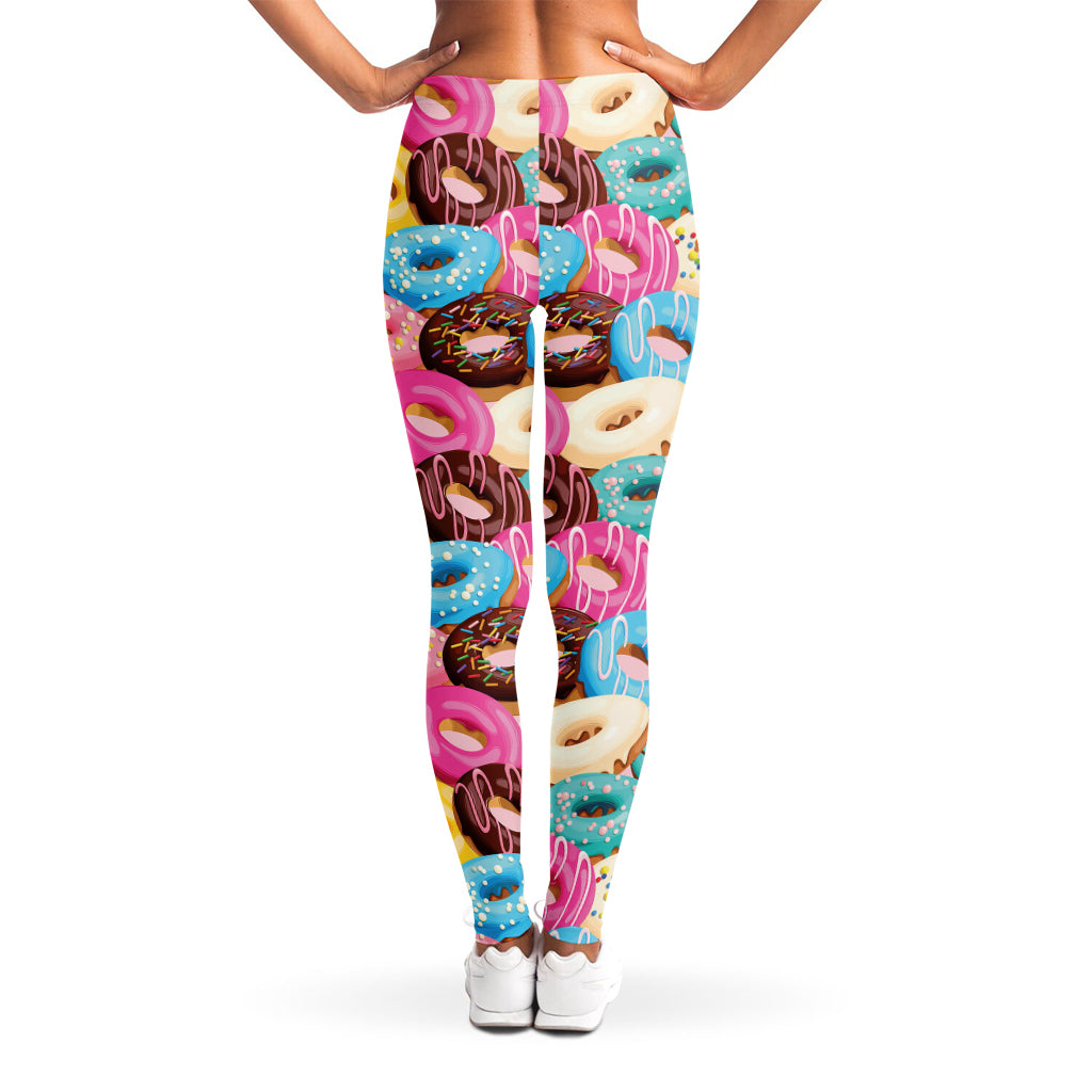 Yummy Donut Pattern Print Women's Leggings