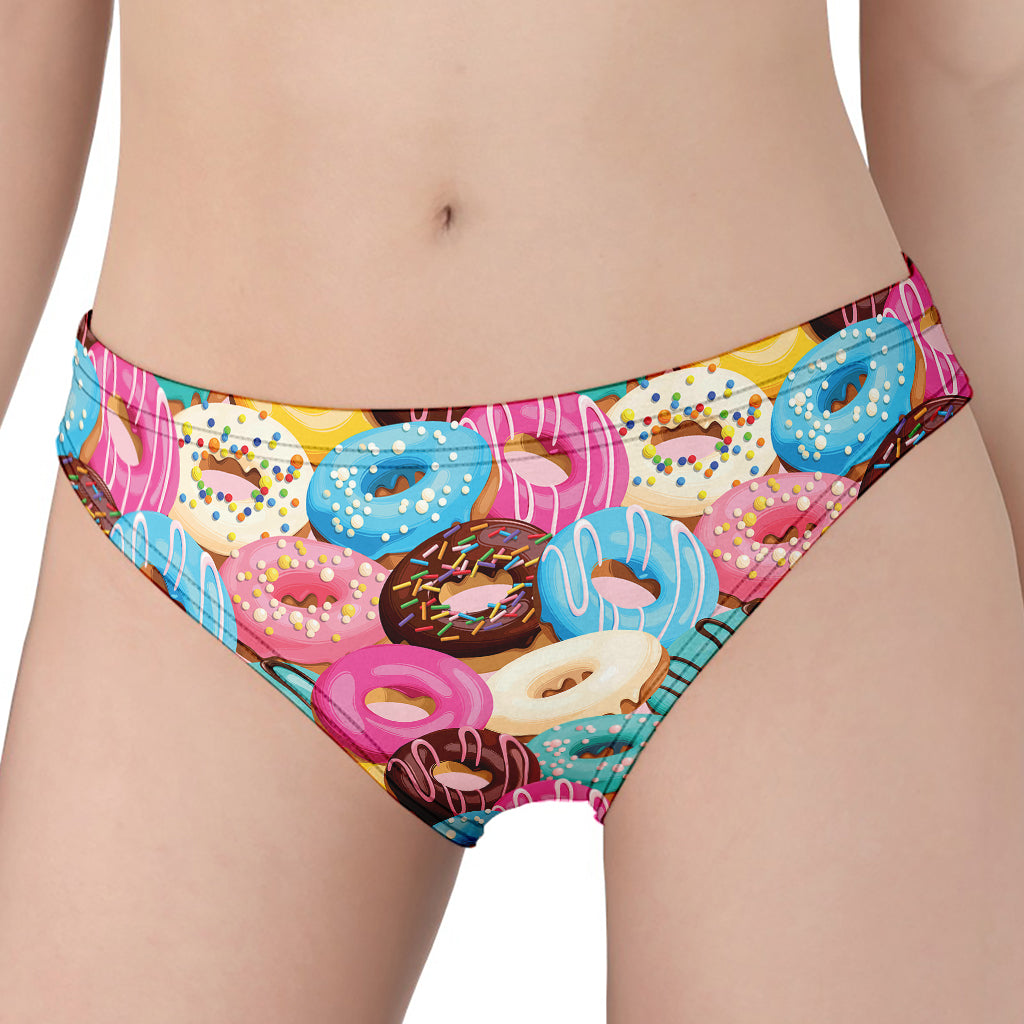 Yummy Donut Pattern Print Women's Panties