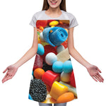 Yummy Gummy Print Adjustable Apron