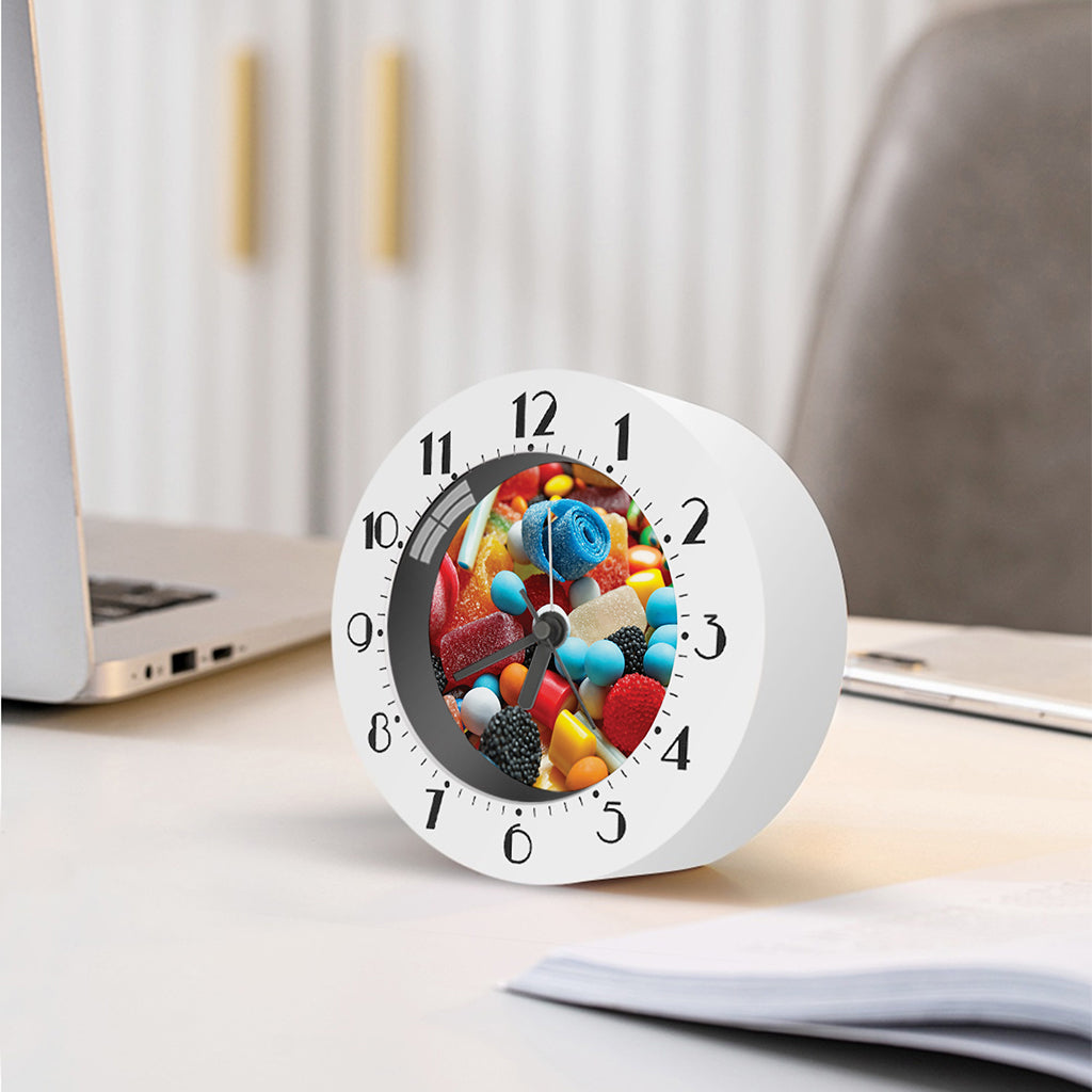 Yummy Gummy Print Alarm Clock