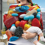 Yummy Gummy Print Baby Seat Cover