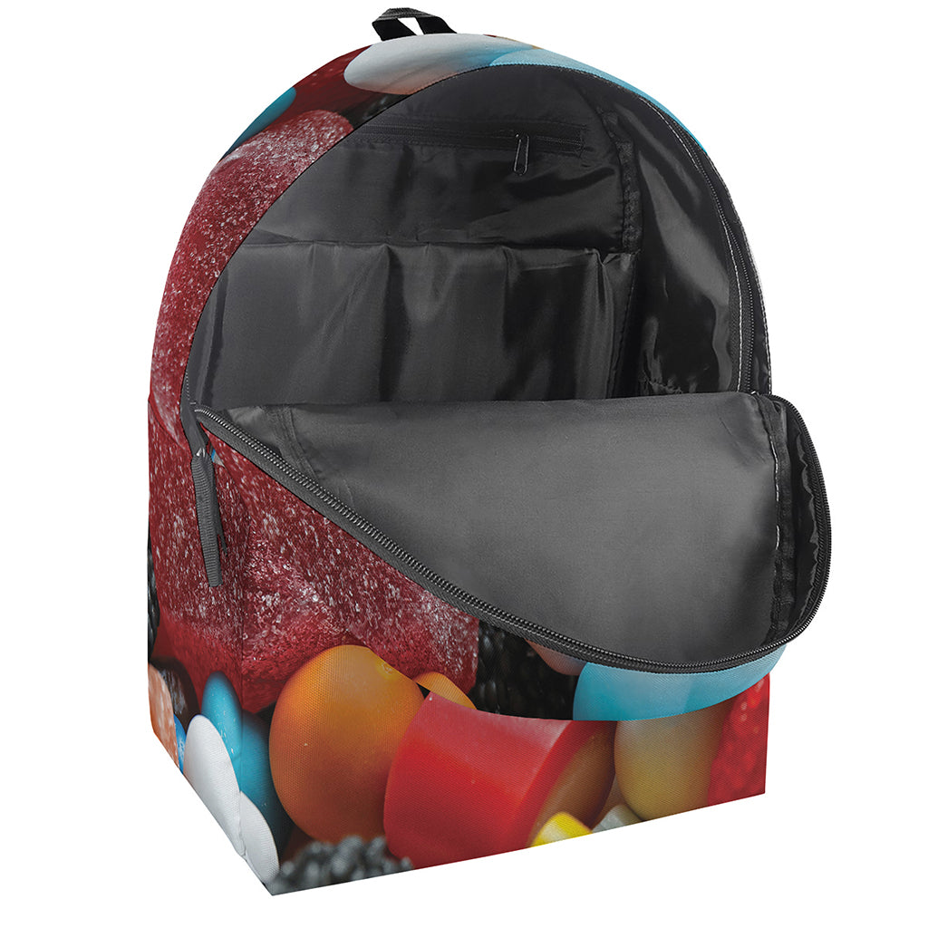 Yummy Gummy Print Backpack