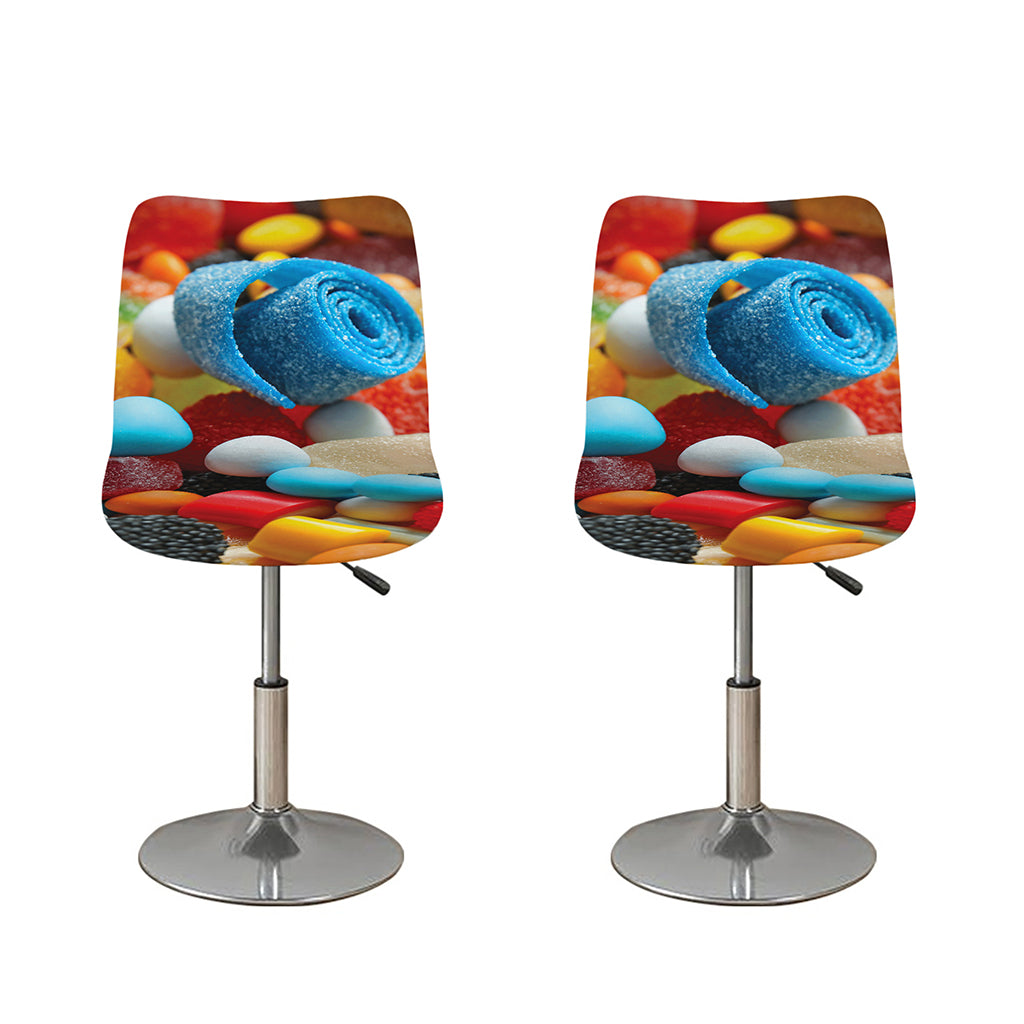 Yummy Gummy Print Bar Stool Covers