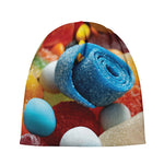 Yummy Gummy Print Beanie
