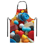 Yummy Gummy Print Bib Apron With Pocket