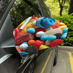 Yummy Gummy Print Car Side Mirror Covers