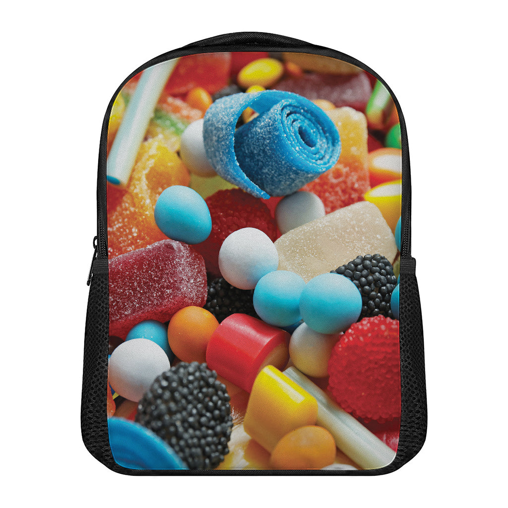 Yummy Gummy Print Casual Backpack