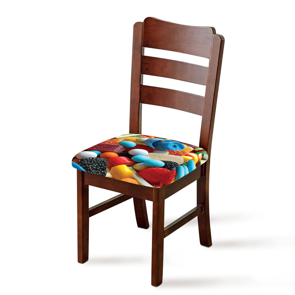 Yummy Gummy Print Chair Cushion Cover