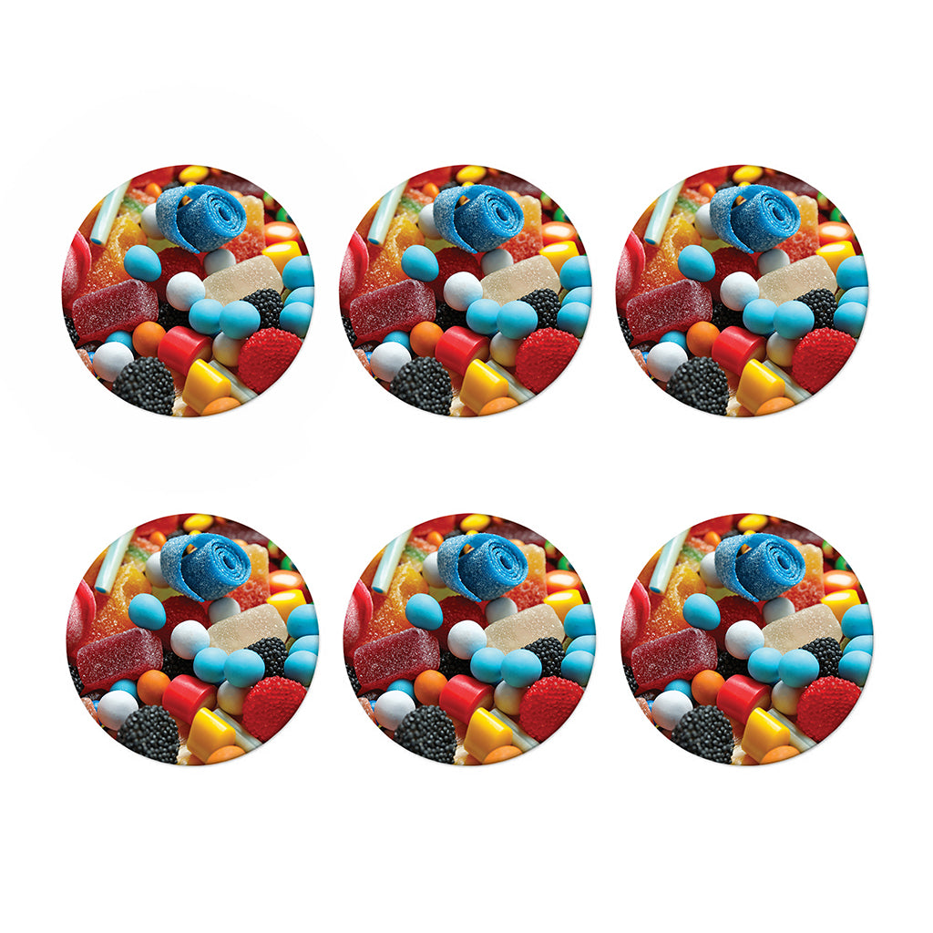 Yummy Gummy Print Coaster Set