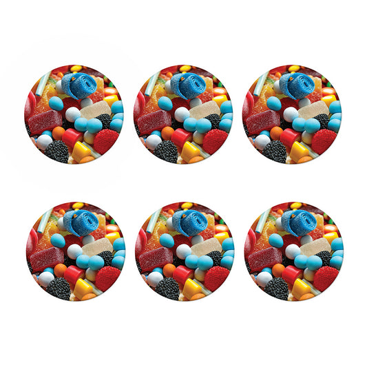 Yummy Gummy Print Coaster Set