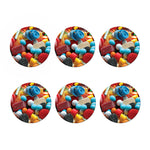 Yummy Gummy Print Coaster Set