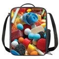 Yummy Gummy Print Crossbody Lunch Bag