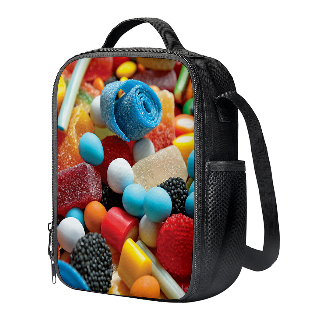 Yummy Gummy Print Crossbody Lunch Bag