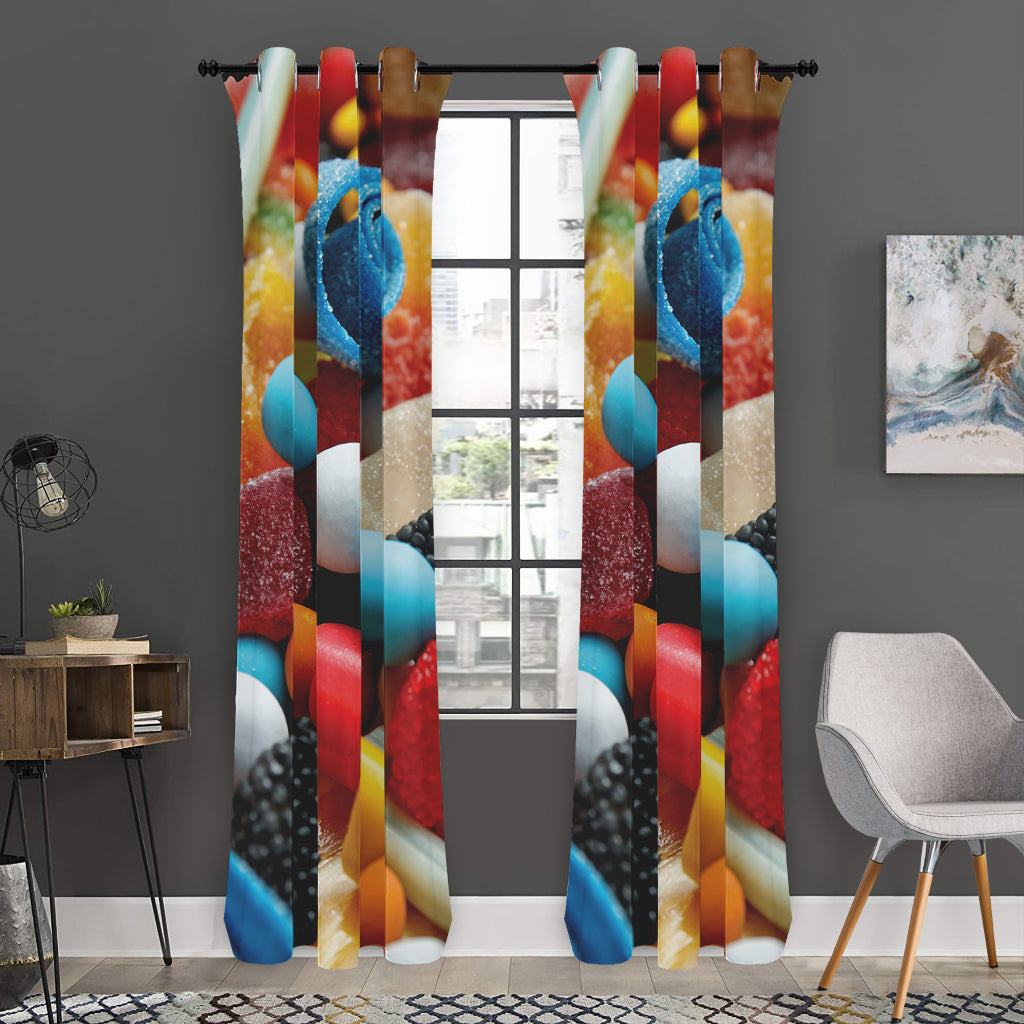 Yummy Gummy Print Curtain
