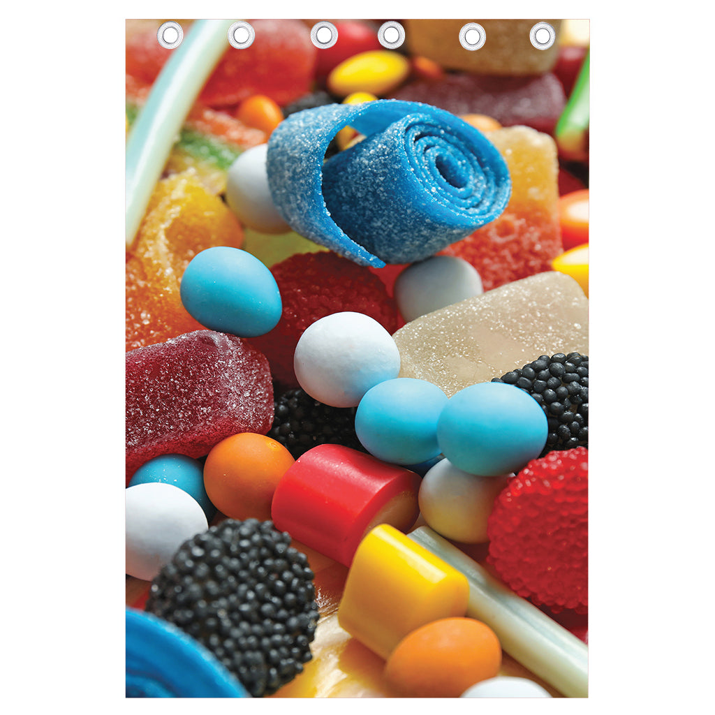 Yummy Gummy Print Curtain