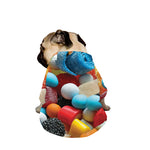 Yummy Gummy Print Dog Zip Up Jacket