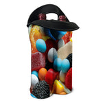 Yummy Gummy Print Double Neoprene Wine Tote