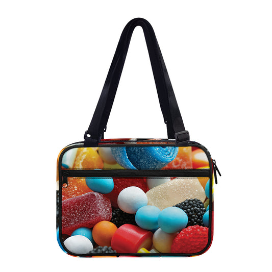 Yummy Gummy Print Double Strap Bible Bag