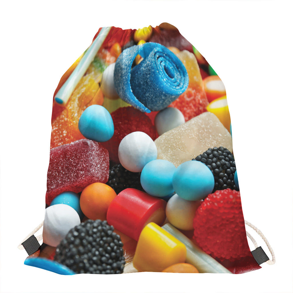 Yummy Gummy Print Drawstring Bag