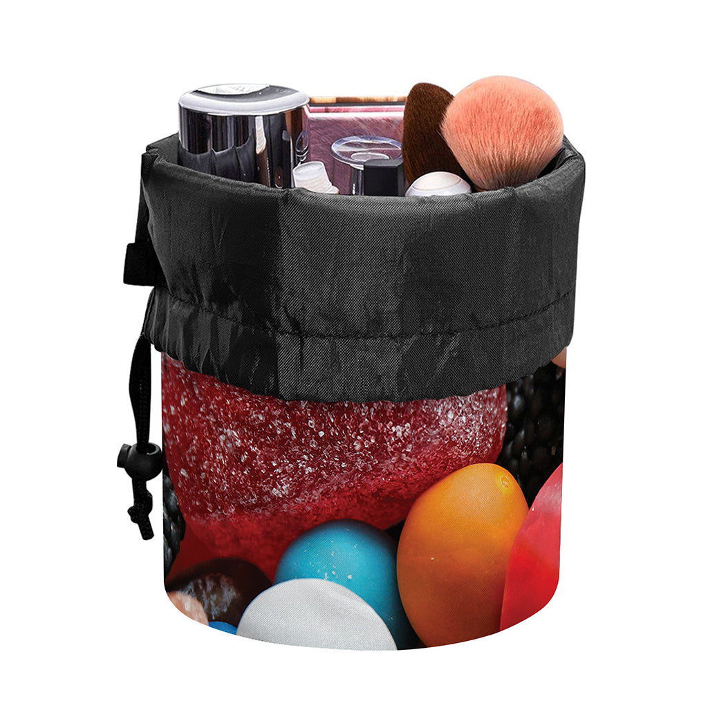 Yummy Gummy Print Drawstring Makeup Bag