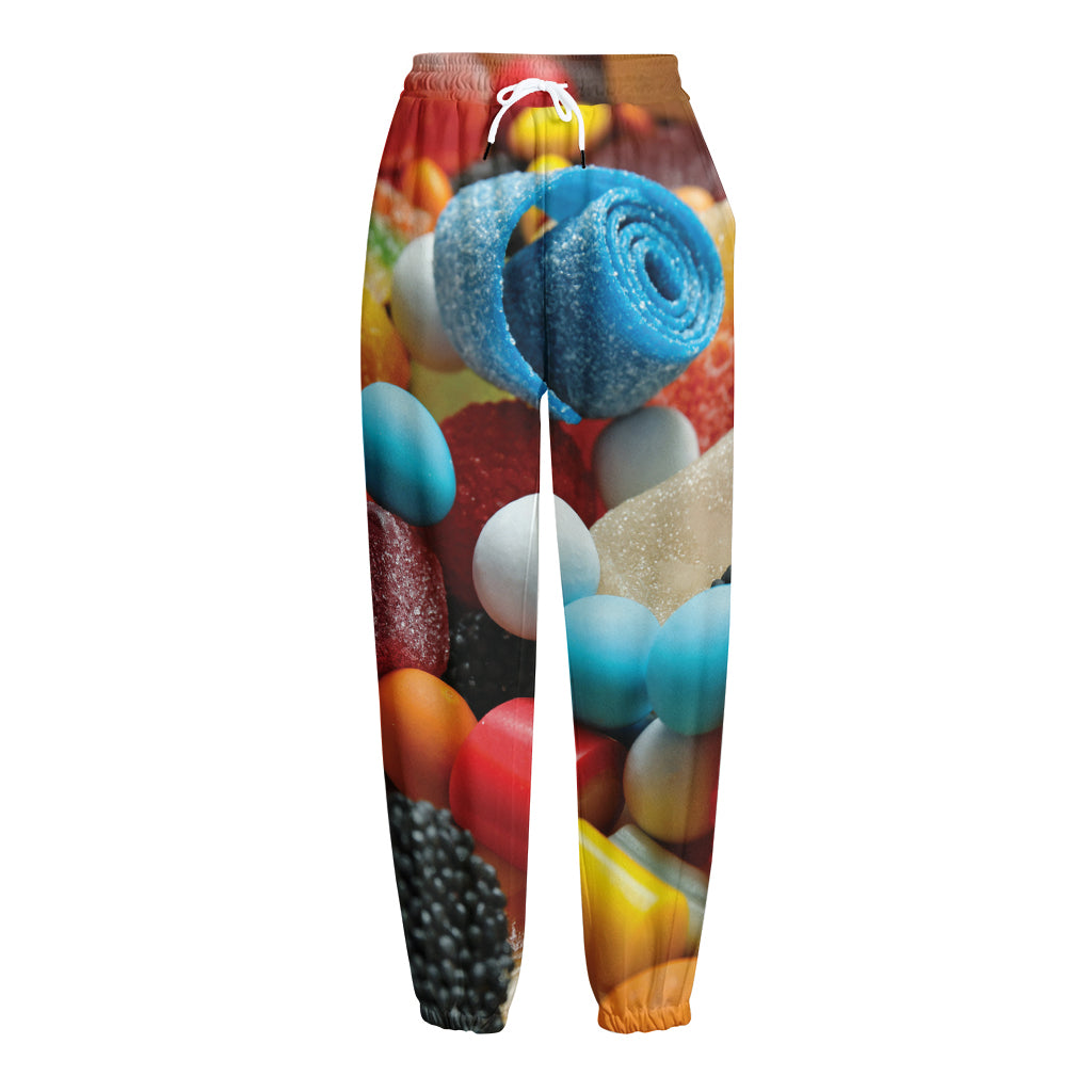 Yummy Gummy Print Fleece Lined Knit Pants