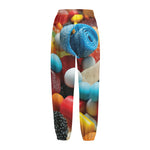 Yummy Gummy Print Fleece Lined Knit Pants