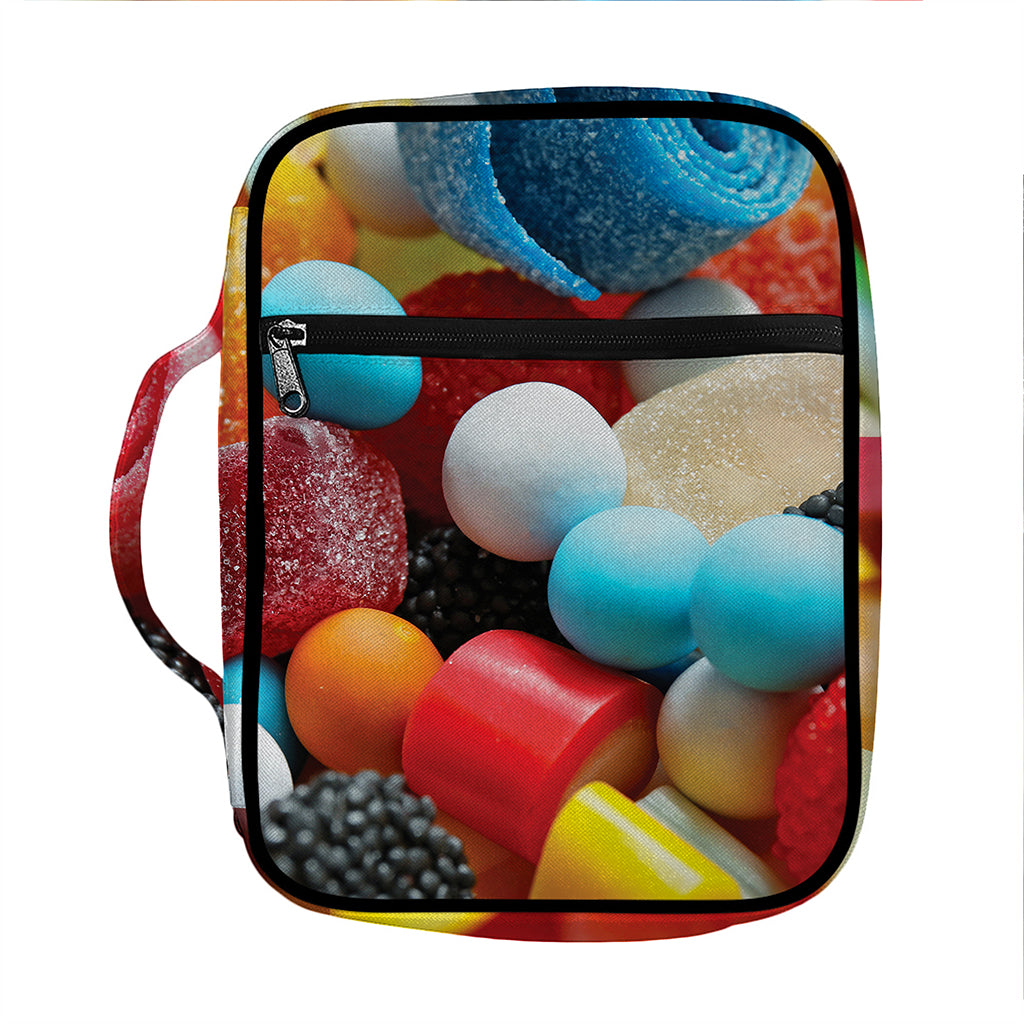 Yummy Gummy Print Front Pocket Bible Bag