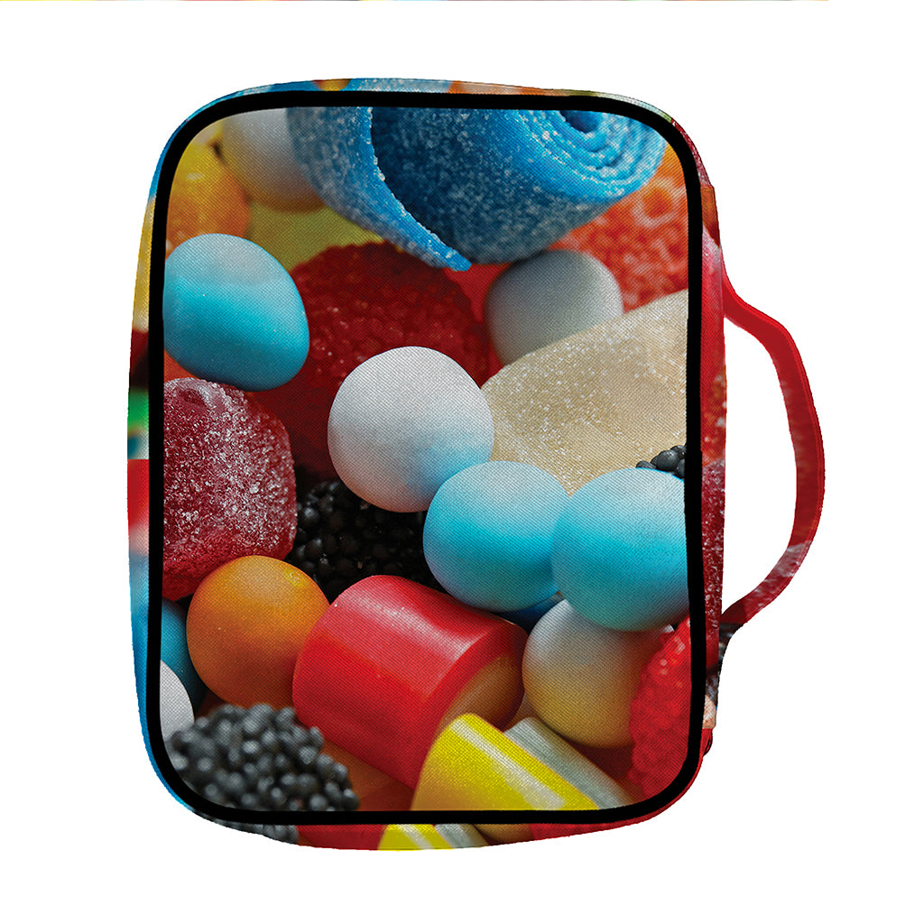 Yummy Gummy Print Front Pocket Bible Bag