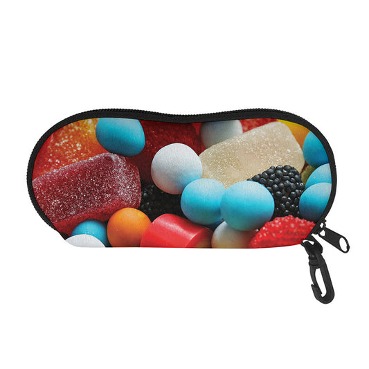 Yummy Gummy Print Glasses Case