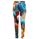 Yummy Gummy Print High-Waisted Pocket Leggings