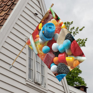 Yummy Gummy Print House Flag