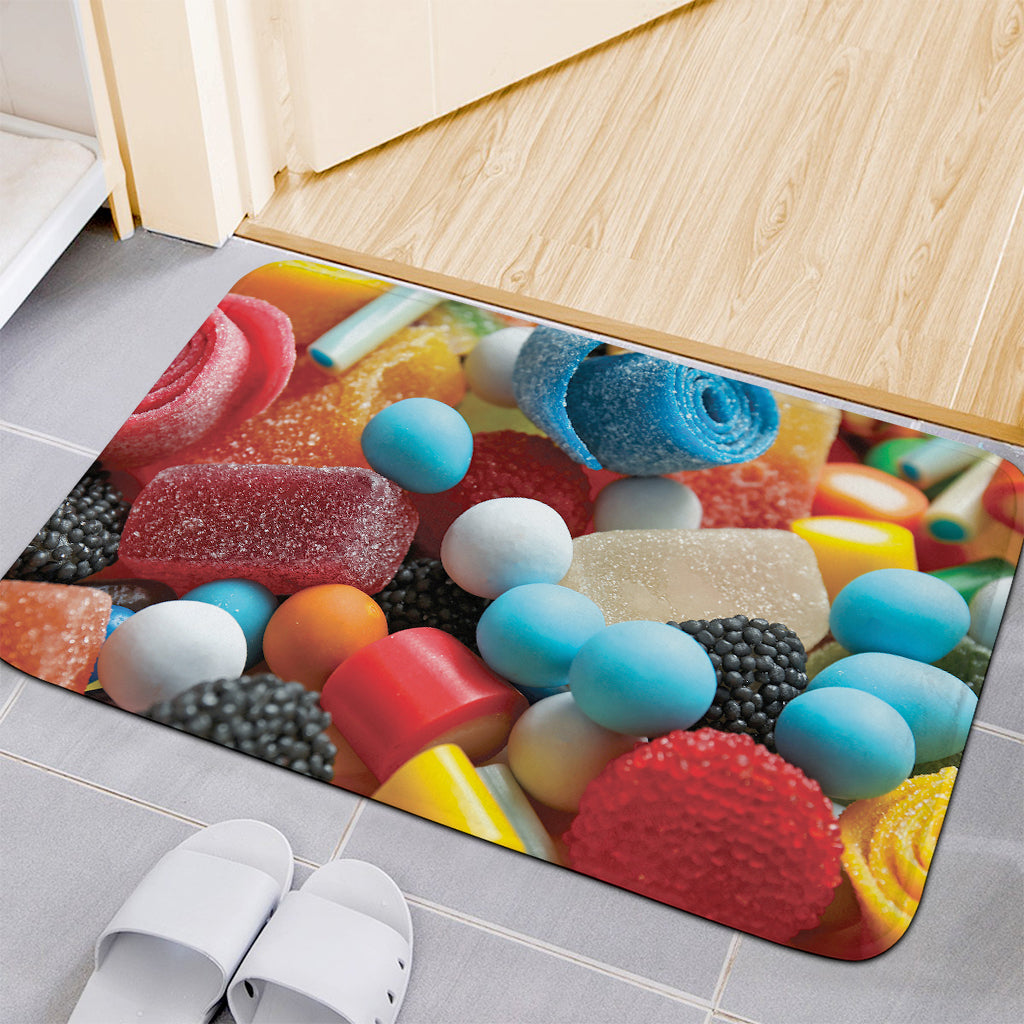 Yummy Gummy Print Indoor Door Mat