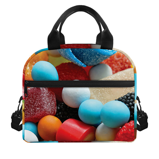 Yummy Gummy Print Insulated Lunch Bag