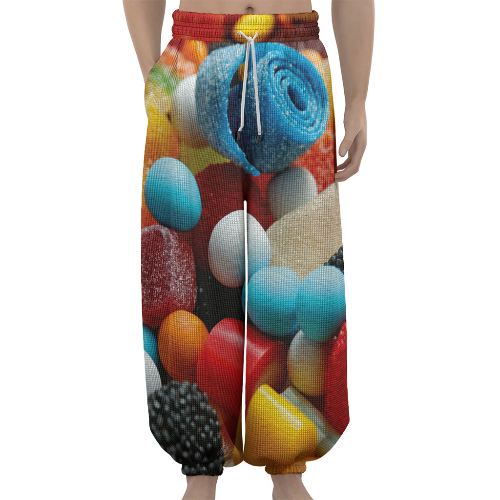 Yummy Gummy Print Lantern Pants