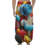 Yummy Gummy Print Lantern Pants