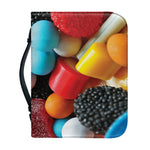 Yummy Gummy Print Leather Bible Cover