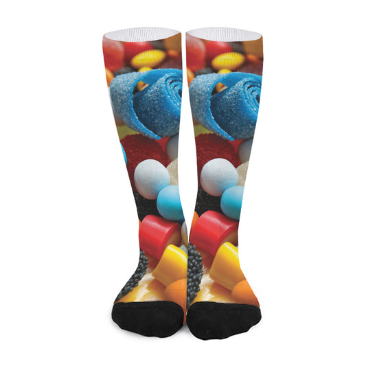 Yummy Gummy Print Long Socks