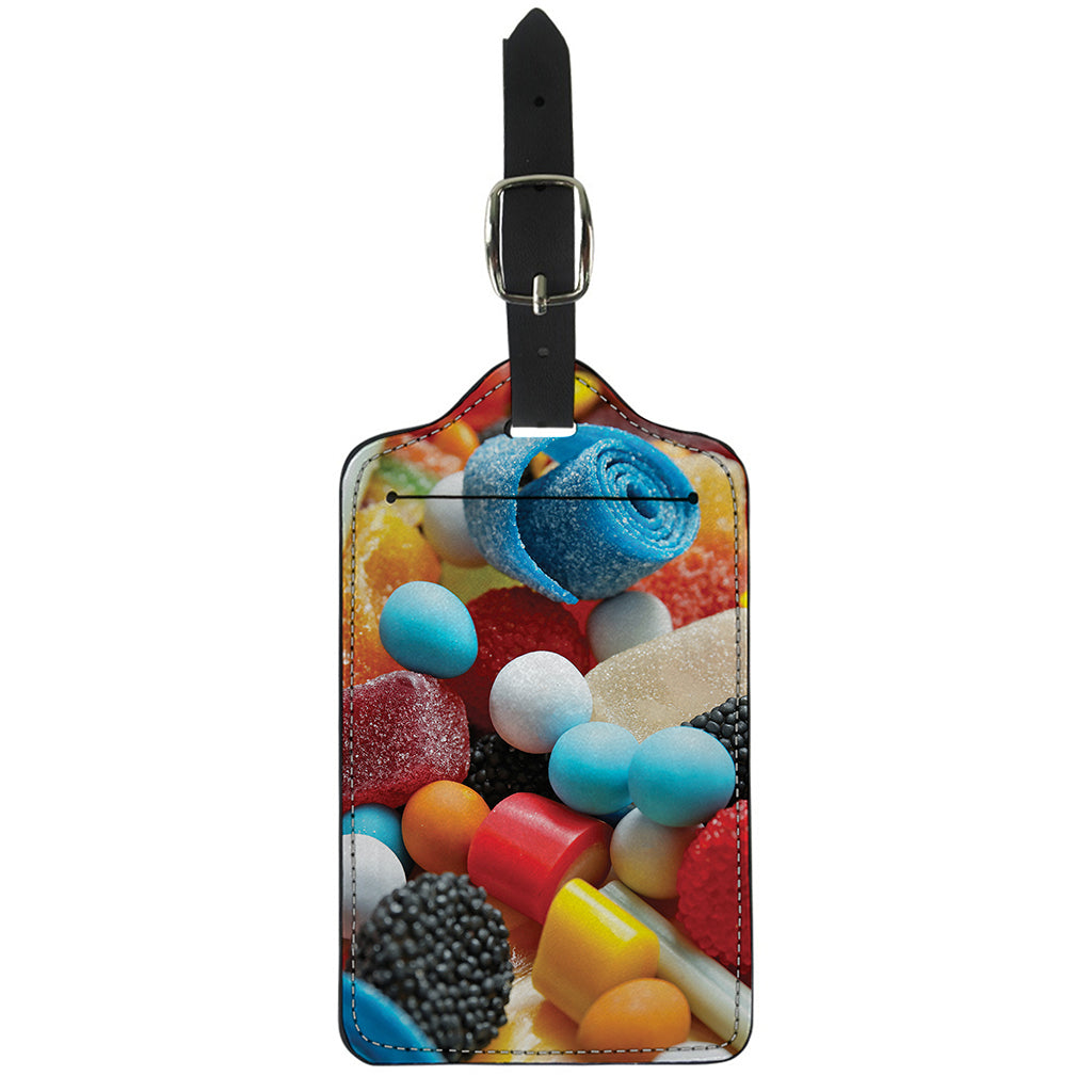 Yummy Gummy Print Luggage Tag