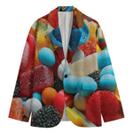 Yummy Gummy Print Men's Blazer