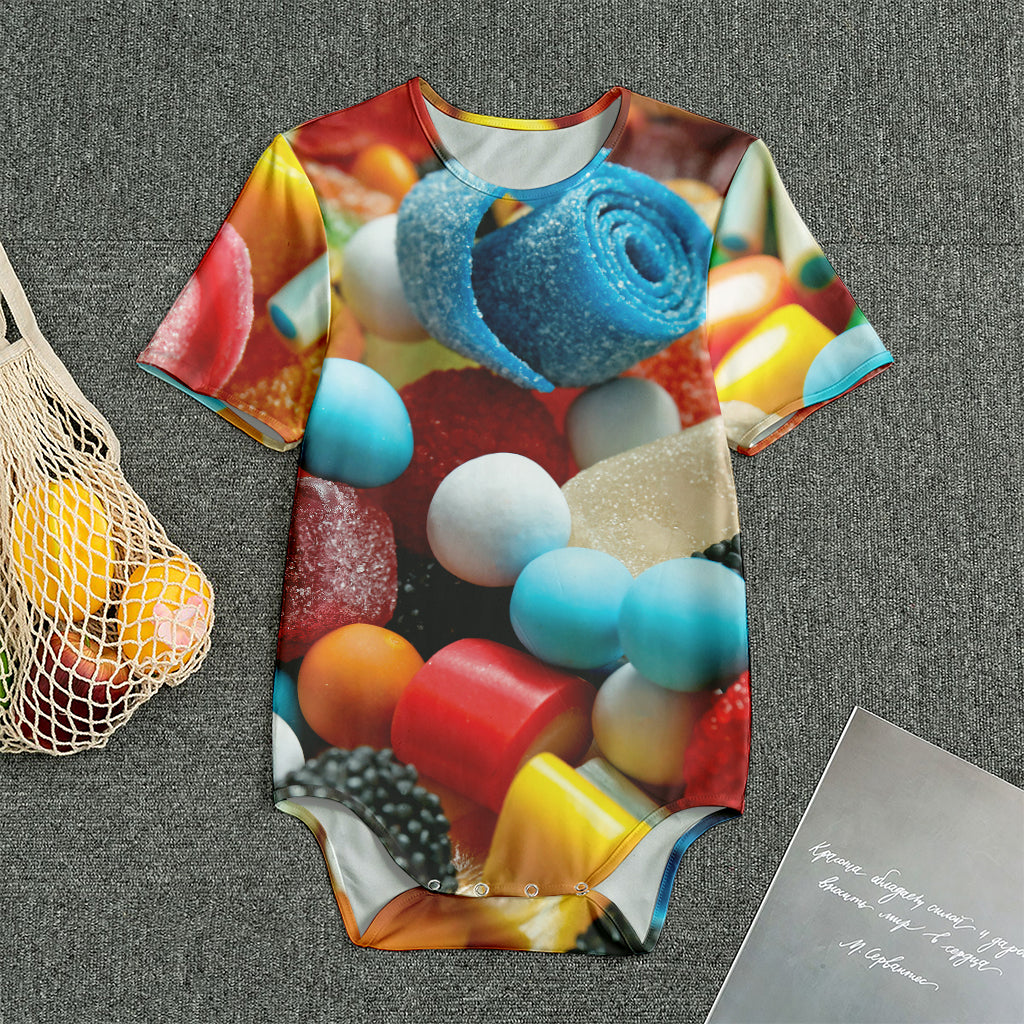 Yummy Gummy Print Men's Bodysuit