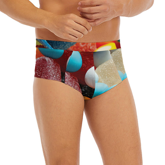 Yummy Gummy Print Men's Briefs