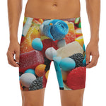 Yummy Gummy Print Men's Long Boxer Briefs