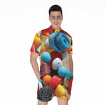 Yummy Gummy Print Men's Rompers