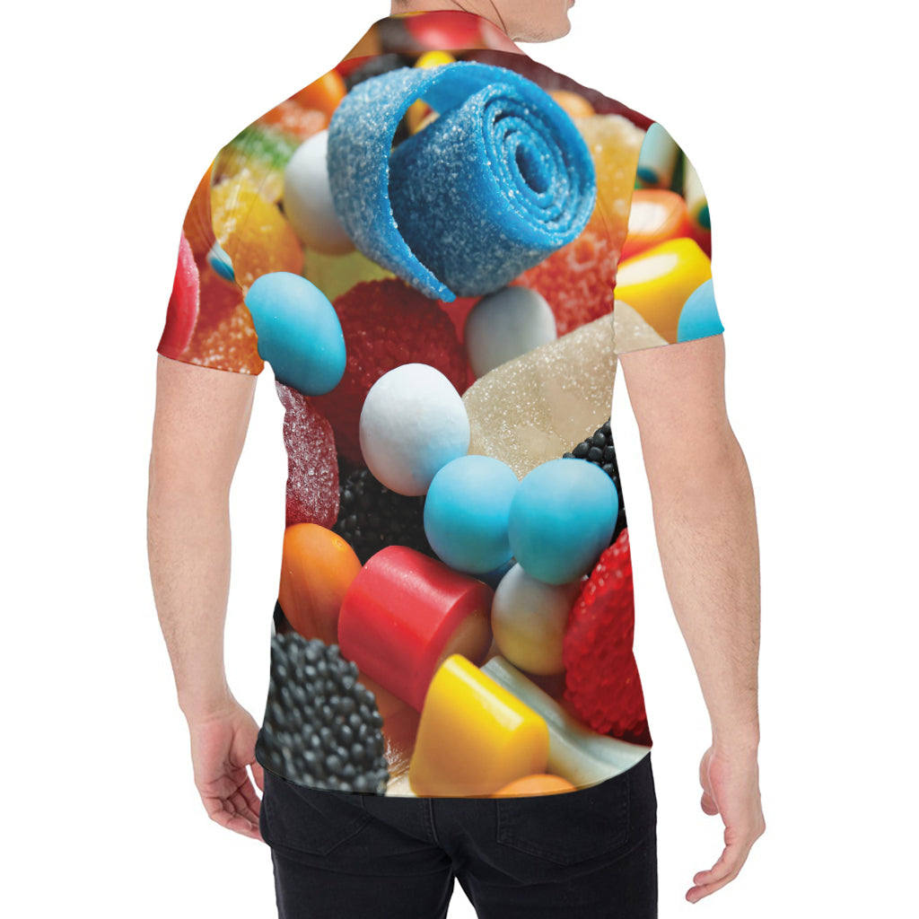 Yummy Gummy Print Men's Shirt
