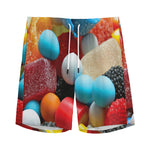 Yummy Gummy Print Men's Sports Shorts