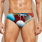 Yummy Gummy Print Men's Swim Briefs