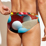 Yummy Gummy Print Men's Swim Briefs