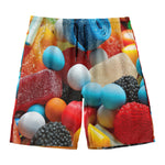 Yummy Gummy Print Men's Swim Trunks