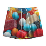 Yummy Gummy Print Mesh Shorts