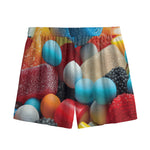 Yummy Gummy Print Mesh Shorts